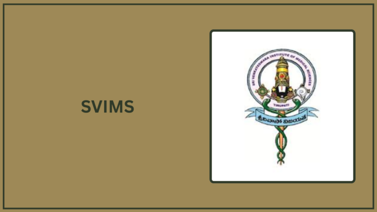 SVIMS Recruitment 2026