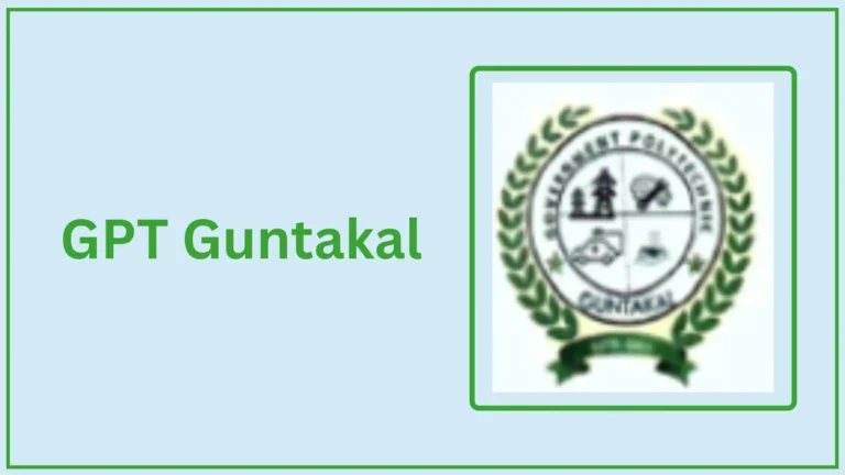 GPT Guntakal Recruitment 2026